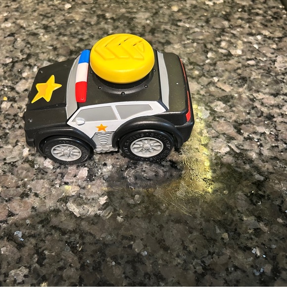 Black and Yellow slammin Racers Toy Police Car - Picture 7 of 7